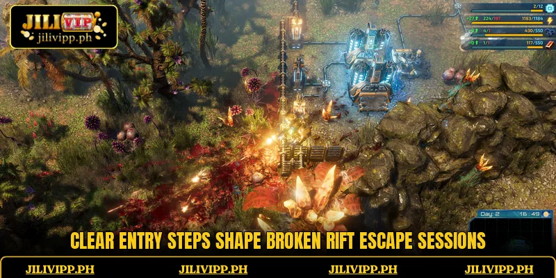 Clear entry steps shape Broken Rift Escape sessions