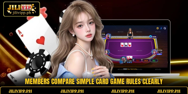 Members compare simple card game rules clearly