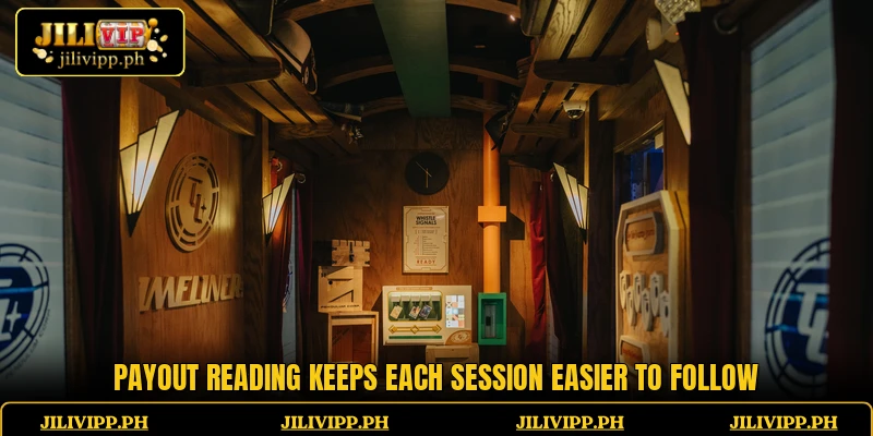 Payout reading keeps each session easier to follow