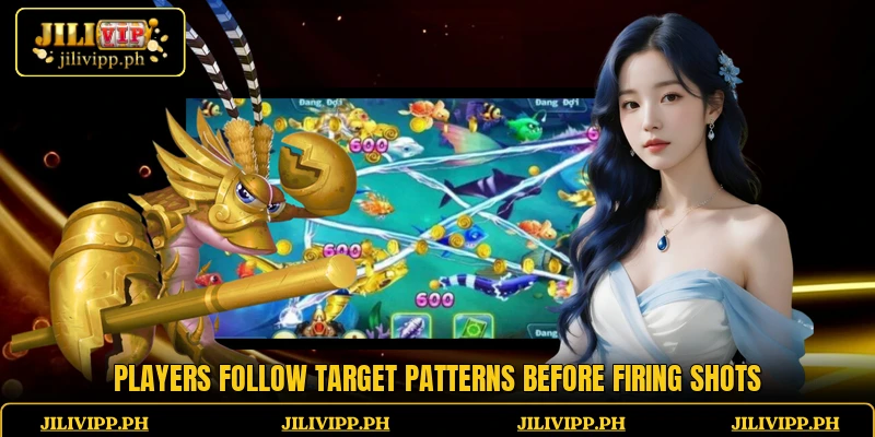Players follow target patterns before firing shots